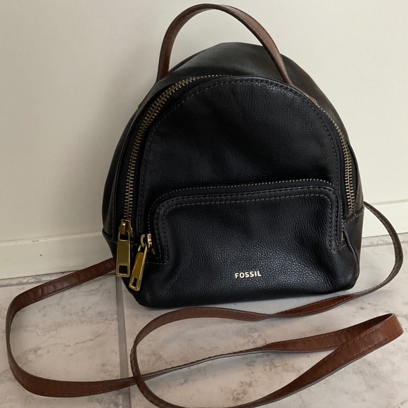 Fossil Mini Genuine Leather Backpack - Picture 3 of 14
